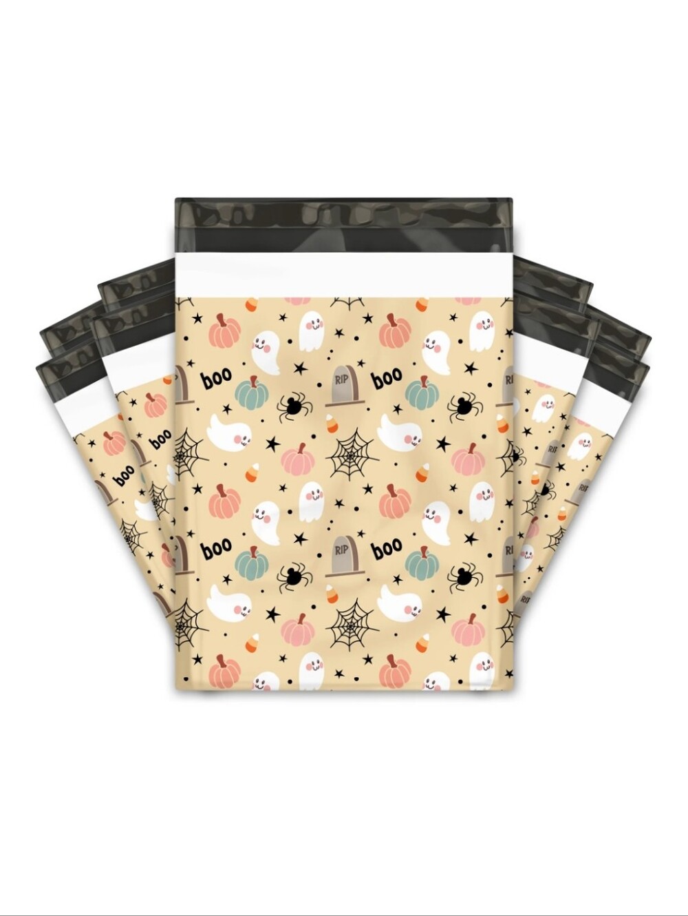 25ct, 10x13 "HALLOWEEN" POLY MAILERS